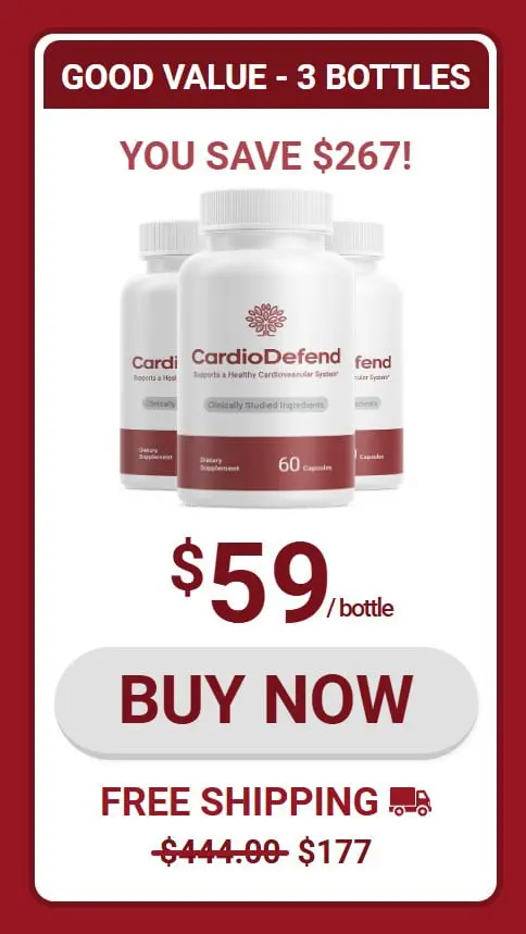 Cardio Defend 3 Bottle Price